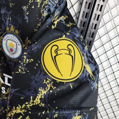 23-24 Manchester City Black Gold Special Edition Size S-XXL