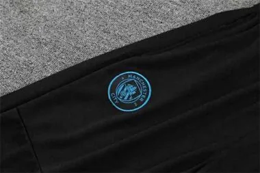 Manchester City Polo grey stripes