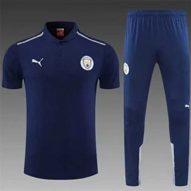 Manchester City Polo, tiefes Saphirblau