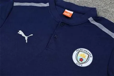 Manchester City Polo, tiefes Saphirblau