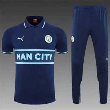 Manchester City Polo dark sapphire blue corsage