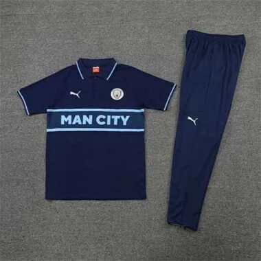 Manchester City Polo dark sapphire blue corsage