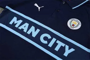 Manchester City Polo dark sapphire blue corsage