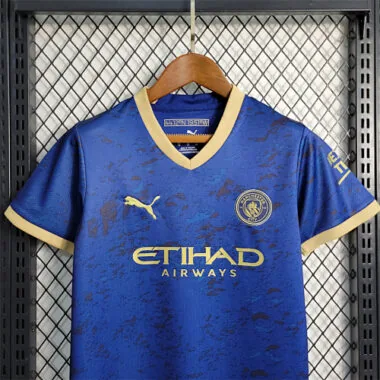 23-24 Manchester City Blue Special Edition kids kit