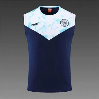 22-23 Manchester City vest training suit kit Royal Blue