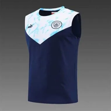 22-23 Manchester City vest training suit kit Royal Blue