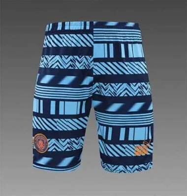 22-23 Manchester City Training Wear Short Sleeve Kit Blue
