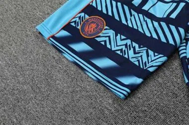 22-23 Manchester City Training Wear Short Sleeve Kit Blue