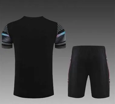 22-23 Manchester City Training Wear Short Sleeve Kit Black