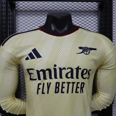 26-27 Arsenal Third Long Sleeves Kit Player Version Soccer T-Shirt
