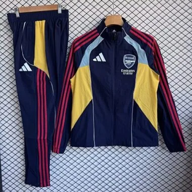 26-27 Arsenal Windbreaker Jackets Kit Soccer T-Shirt