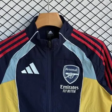 26-27 Arsenal Windbreaker Jackets Kit Soccer T-Shirt