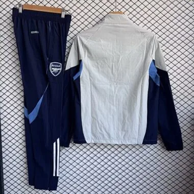 26-27 Arsenal Gris Windbreaker Jackets Kit Soccer T-Shirt