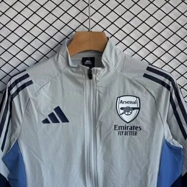26-27 Arsenal Gris Windbreaker Jackets Kit Soccer T-Shirt