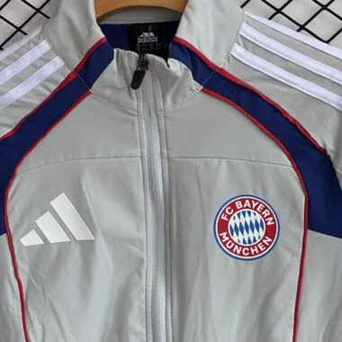 26-27 Arsenal Gray Windbreaker Jackets Kit Soccer T-Shirt