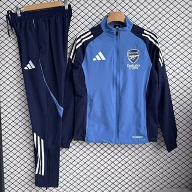 26-27 Arsenal Blue Windbreaker Jackets Kit Soccer T-Shirt