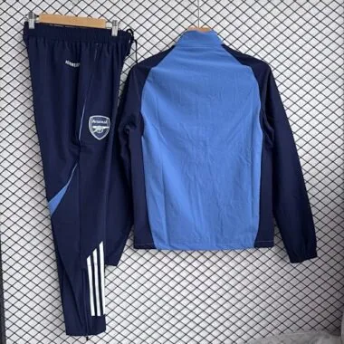 26-27 Arsenal Blue Windbreaker Jackets Kit Soccer T-Shirt