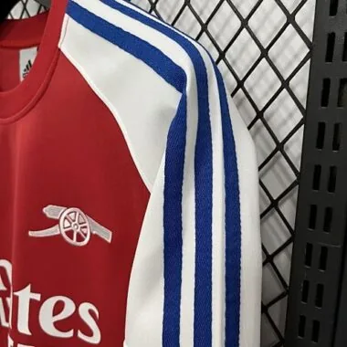 25-26 Arsenal Home Red Long Sleeves Kit Soccer T-Shirt