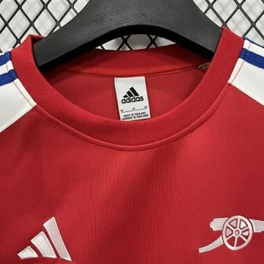 25-26 Arsenal Home Red Long Sleeves Kit Soccer T-Shirt