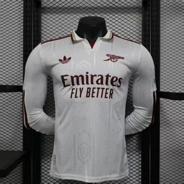 25-26 Arsenal Third Kit Long Sleeves Player Version Soccer T-Shirt