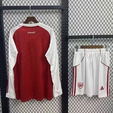 25-26 Arsenal Home Long Sleeves Kit Soccer T-Shirt