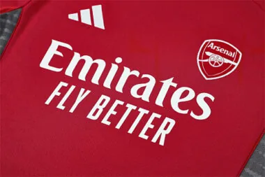 25-26 Arsenal Red Training Kit Soccer T-Shirt