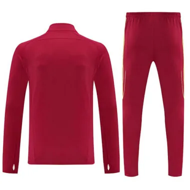 25-26 Arsenal Training Kits Long Red Football Tracksuits