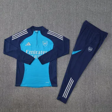 25-26 Arsenal Training Kits Long Blue&amp;Navy Football Tracksuits