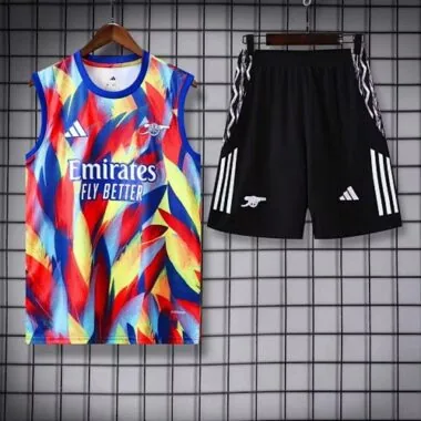 25-26 Arsenal Pre-Match Training Kits Football Vest Suits