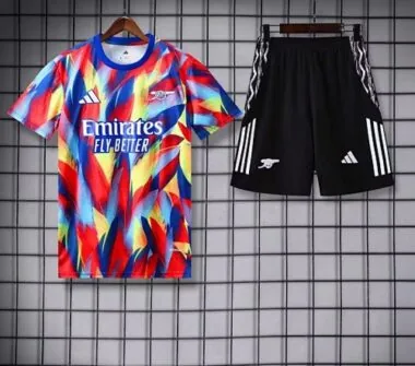 25-26 Arsenal Pre-Match Training Kits Football Tracksuits