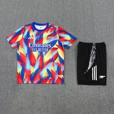 25-26 Arsenal Pre-Match Training Kits Football Tracksuits