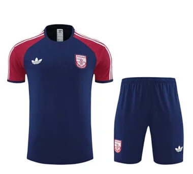 25-26 Arsenal Original Navy Training Kits Football Tracksuits
