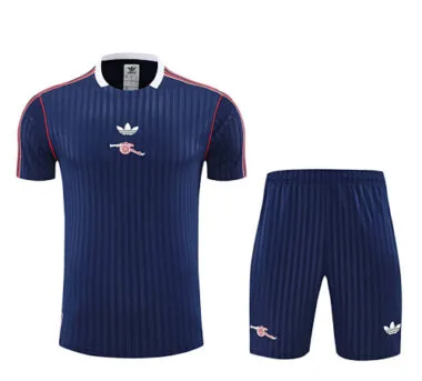 25-26 Arsenal Navy Training Kits Football Tracksuits