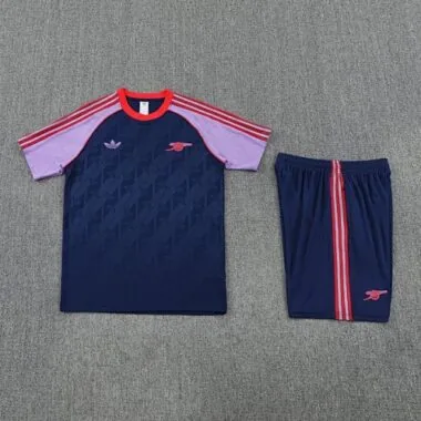 25-26 Arsenal Navy Training Kits Football Tracksuits