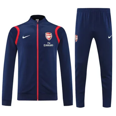 25-26 Arsenal Navy Football Tracksuits Long Jacket Suits