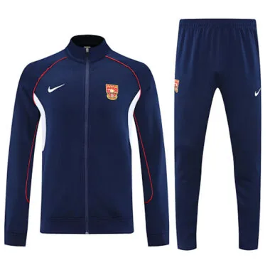 25-26 Arsenal Navy Football Tracksuits Long Jacket Suit