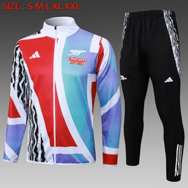24-25 Arsenal Pre-Match Football Tracksuit Long Jacket Suits