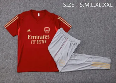 23-24 Arsenal Short Sleeve Training Suit (1)