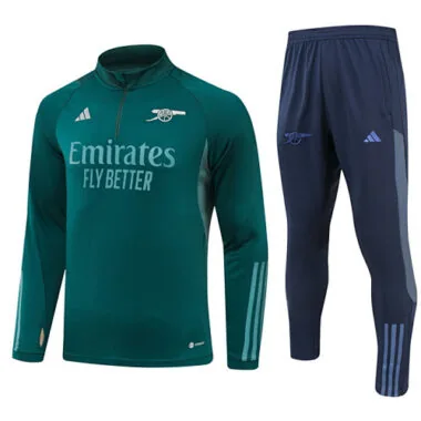 23-24 Arsenal Green Long Sleeve Training Suit