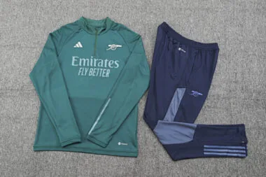 23-24 Arsenal Green Long Sleeve Training Suit