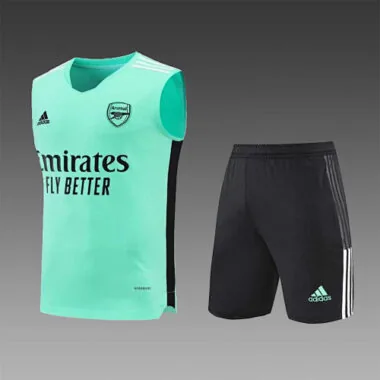 21-22 Arsenal vest training suit kit green