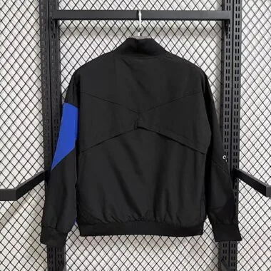 26-27 Chelsea Black Windbreaker Jackets Kit Soccer T-Shirt