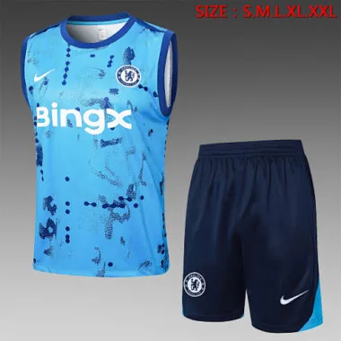 24-25 Chelsea Blue Vest Kit Soccer