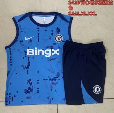 24-25 Chelsea Blue Vest Kit Soccer