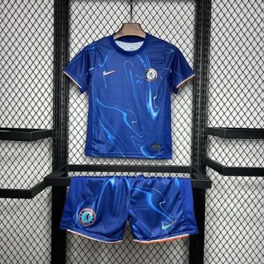 24-25 Chelsea Home Kid Kits Youth Apparels Football