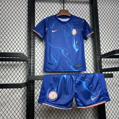 24-25 Chelsea Home Kid Kits Youth Apparels Football