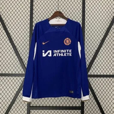 23-24 Chelsea Home Kits Long Sleeve Soccer