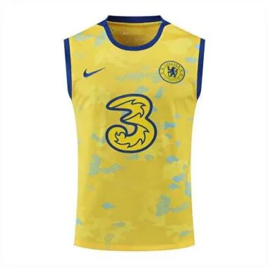 22-23 Chelsea vest training suit kit yellow