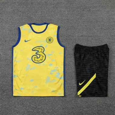 22-23 Chelsea vest training suit kit yellow
