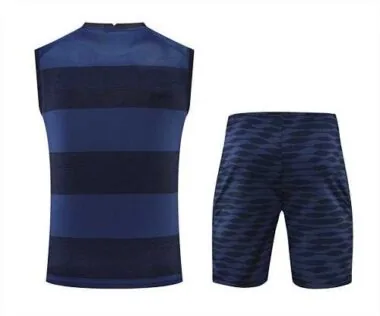22-23 Chelsea vest training suit kit royal blue